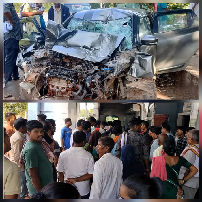 ट्रक से टकराई कार, ओडिशा के शिक्षा मंत्री के भांजे सहित 4 गंभीर 